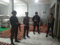 Polres Bima Kota Memperkuat Pengamanan Gudang Logistik KPU Menjelang Pemilu 2024