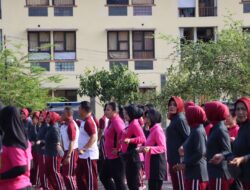 Kapolres Bima Kota Ajak Personel dan Bhayangkari Olahraga Bersama dalam Peringatan Ulang Tahun ASN yang ke-52