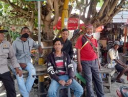 Kegiatan Sambang dan Himbauan Kamtibmas Terkait Pemilu di Rabadompu Barat