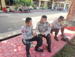 Pastikan Kondisi Prima, Kasubsatgas Banops OMB  Dokkes Polres Bima Cek Kesehatan Personel