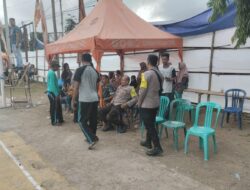 Polsek Monta Laksanakan Pengamanan Turnamen Sepak Bola Mini Antar Club Se  Kabupaten Bima