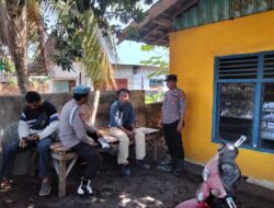 Polsek Sanggar Laksanakan Patroli Dialogis Himbau Masyarakat Eratkan silaturahmi Antara Sesama