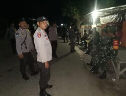 Ajak Masyarakat  Jaga Kamtibmas Jelang Pemilu 2024, Polsek Monta Laksanakan Patroli Dialogis Gabungan