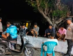 Patroli Dialogis, Polsek Soromandi, Edukasi Masyarakat Sukseskan Pemilu dan Perayaan Nataru 2024