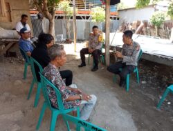 Kapolsek Rasanae Barat Silaturahim dengan RT/RW dan Tokoh Masyarakat Kelurahan Tanjung Kecamatan Rasanae Barat Kota Bima