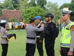 Jelang Nataru, Polres Bima Kota Gelar Pasukan Operasi Kepolisian Terpusat Operasi Lilin Rinjani 2023