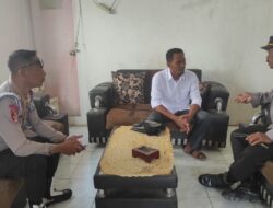 Kapolsek Bolo, Terima Penyerahan Satu Pucuk Senpi Rakitan Dari Kades Tambe