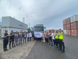 Sat Samapta Polres Bima, Lakukan Patroli dan Pengamanan Logistik Pemilu 2024