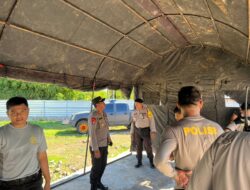 Sambangi Kantor KPU, Bawaslu dan Gudang Logistik KPU Ini Pesan Kabag OPS Polres Bima