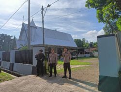 Pos Pam Ops Lilin Rinjani 2023 Amankan Kegiatan Ibadah Minggu di Gereja-Gereja Kota Bima