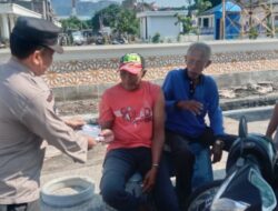 Subsatgas Binmas Polres Bima Kota Himbau Kamtibmas Pemilu Damai di Lingkungan Suntu