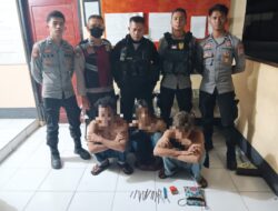 Patroli Pengamanan Nataru: Ton 1 Dalmas Polres Bima Kota Amankan Tiga Remaja Bersama Belasan Panah dan Busur