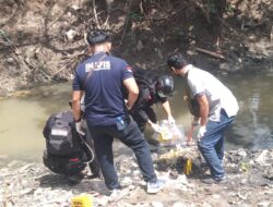 Tim Inafis Polres Bima Bersama Tim Jibom Brimobda NTB Menyelidiki Bahan yang Meledak di Desa Sanolo