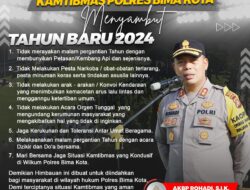 Kapolres Bima Kota Himbau Masyarakat Jaga Kamtibmas Menyambut Tahun Baru 2024