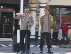 Pisah Sambut Kapolres Bima: AKBP Eko Sutomo S.I.K., M.I.K Ingatkan Personel Jaga Sholat Mu