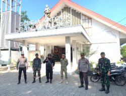 POS PENGAMANAN OPS LILIN RINJANI 2023 AMANKAN PERIBADATAN DI GEREJA KATOLIK SANTO YUSUF DAN GMIT BEHTEL BIMA