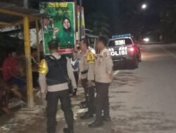 Jelang Pemilu 2024, Patroli KRYD Polsek Woha Ajak Masyarakat Jaga Kamtibmas