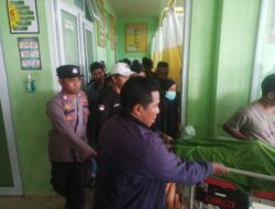 Personel Polsek Donggo Bantu Evakuasi Korban Tersambar Petir di Desa Kala