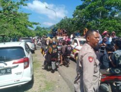 Patroli Keamanan Polsek Asakota Polres Bima Kota dalam menghadapi pemilu di tahun 2024 di Obyek Wisata Kolo