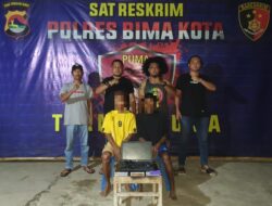 Bobol Sekolah Gasak Sejumlah Barang, dua Remaja ini Dibekuk Tim Puma 1 Polres Bima Kota