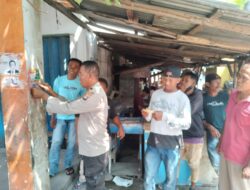 Subsatgas Binmas Himbau Komunitas Ojek untuk Menjaga Kamtibmas dan Sukseskan Pemilu Damai