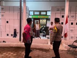 Karendal OPS, OMB Polres Bima Cek Kesiapan  Pos  Pengamanan Kantor KPU dan Gudang Logistik Kabupaten Bima