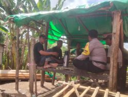 Program Jum,at Curhat Bhabinkamtibmas Polsek Monta, Polri Lebih Dekat Dengan Masyarakat