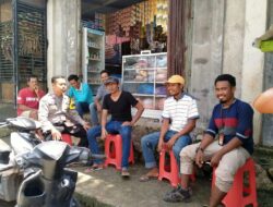 Jum,at Curhat Dengarkan Keluh Kesah Warga Agenda Rutin Bhabinkamtibmas Polsubsektor Palibelo