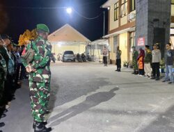 Apel Gabungan TNI-POLRI dan Muspika Rasanae Barat dan Mpunda Tingkatkan Patroli KRYD Jelang Pemilu 2024