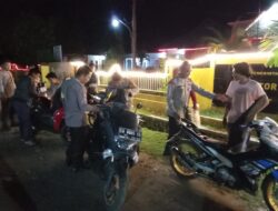 Razia Cipkon Menjelang Pemilu, Polsek Bolo Imbau Warga Jaga Kamtibmas dan Tidak Menggunakan knalpot Brong