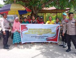 Cegah Human Trafficking / TPPO  Polsek Bolo Gencarkan Sosialisasi Pencegahan di Masyarakat