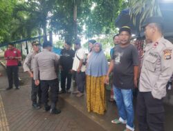 Himbauan Kamtibmas Pemilu Damai untuk Komunitas Pedagang dan Pekerja Penambal Ban di Paruga Nae’e, Kota Bima
