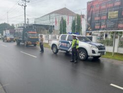 Satgas Kamseltibcarlantas OMB Rinjani Polres Bima Kota Gelar Patroli Jelang Pemilu 2024