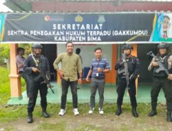 Jamin Keamanan Menjelang Pemilu, Satgas Preventif OMB Polres Bima Tingkatkan Patroli Pengamanan di Kantor Bawaslu