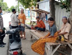 Menuju Pemilu  Aman dan Damai, Polsubsektor Daru Imbau Warga Lewat Patroli Dialogis