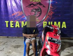 Disuruh Cat Ulang Sepeda Motor, Malah Bawa Kabur, Akhirnya Pelaku Ketangkap Tim Puma 1 Polres Bima Kota