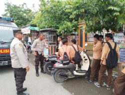 Subsatgas Binmas Sosialisasi Kamtibmas Pemilu Damai kepada Komunitas Masyarakat dan Pelajar