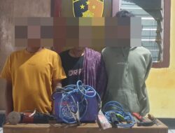 Kawanan Maling Gudang Meubel Berhasil Diringkus Unit Reskrim Polsek Sape