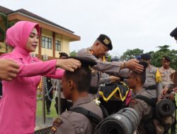 Upacara Tradisi Pembaretan Bintara Remaja Polres Bima Kota Angkatan 50