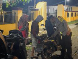 Jelang Pemilu 2024, Polsek Bolo Gencarkan Razia dan Sweeping Malam Hari