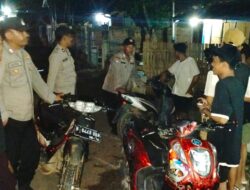 Kamtibmas Jelang Pemilu 2024, Polsek Madapangga Tingkatkan Patroli Dialogis Saat Malam Hari