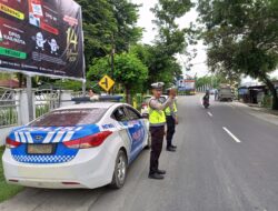 Menuju Pemilu Damai, Satgas Kamseltibcar OMB Rinjani 2023 – 2024, Satlantas Polres Bima Kota Intensifkan Patroli