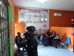 Satgas Preventif Operasi Mantap Brata Polres Bima Laksanakan Patroli KRYD di Kantor KPU.