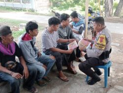 Sambangi Warga Binaan, Bhabinkamtibmas Polsek Woha Sosialisasikan Pencegahan TPPO