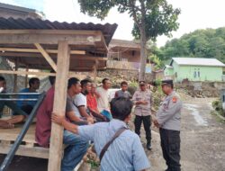 Subsatgas Binmas Himbau Kamtibmas Pemilu Damai di Kelurahan Penaraga Kota Bima