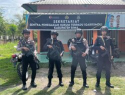 Satgas Preemtif OMB Patroli Pengamanan di Kantor Bawaslu Ini Pesan Kapolres