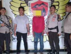 Personel Polsek Woha Amankan Terduga Pelaku Penganiayaan di SPBU Desa Rabakodo