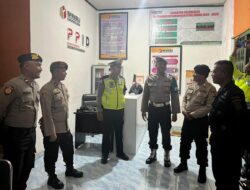 Satgas Preventif OMB Polres Bima Kunjungi Kantor dan Gudang Logistik KPU Dalam Rangka Pengamanan Pemilu 2024