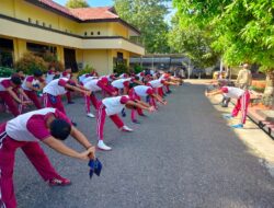 Jaga Kebugaran Personel Dalam Pelaksanaan OMB Bag SDM Polres Bima Gelar Tes Kesamaptaan Jasmani