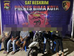 Lima Orang Diduga sebagai Penadah Sepeda Motor Ditangkap Tim Puma 1 Polres Bima Kota